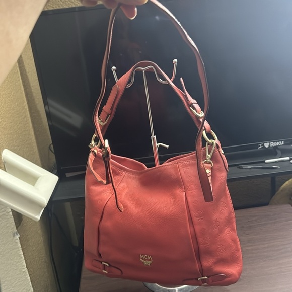 Authentic MCM Two Way Imprente Bag - Picture 4 of 14